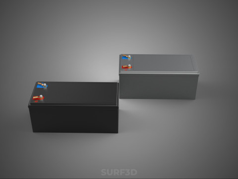 BATTERY DC VOLT POWER SUPPLY ENERGY STORAGE PACK ELECTRICAL CELL 3D Model