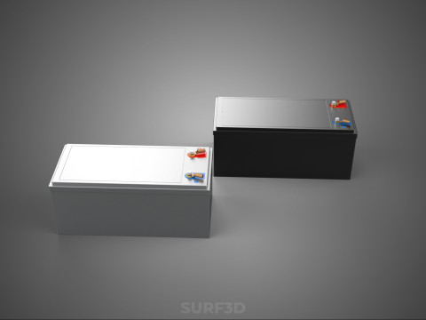 BATTERY DC VOLT POWER SUPPLY ENERGY STORAGE PACK ELECTRICAL CELL 3D Model