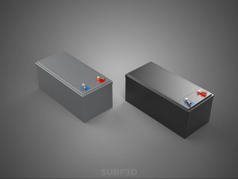 BATTERY DC VOLT POWER SUPPLY ENERGY STORAGE PACK ELECTRICAL CELL 3D Model