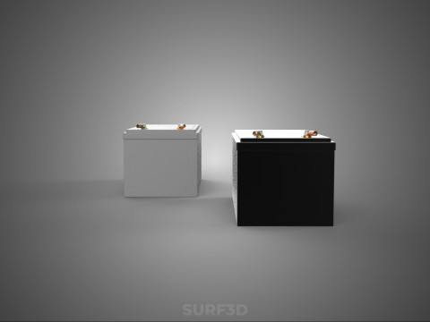 BATTERY DC VOLT POWER SUPPLY ENERGY STORAGE PACK ELECTRICAL CELL 3D Model