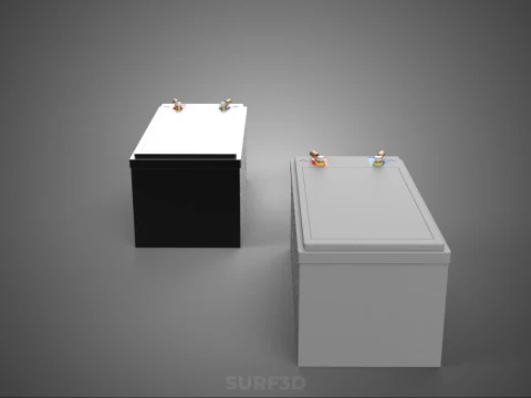 BATTERY DC VOLT POWER SUPPLY ENERGY STORAGE PACK ELECTRICAL CELL 3D Model