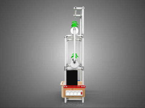 AUTO CONTROL MONITOR NUTRIENT HYDROPONIC PLANT LED GROW LIGHT UV 3D Model