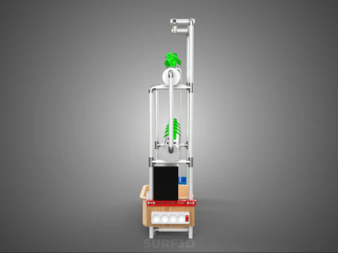 AUTO CONTROL MONITOR NUTRIENT HYDROPONIC PLANT LED GROW LIGHT UV 3D Model