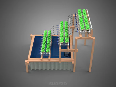 DIY MINERAL PLASTIC WATER BOTTLE HYDROPONIC SOILLESS POT PLANT 3D Model
