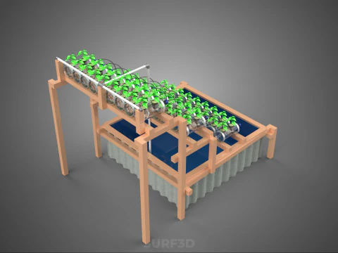 DIY MINERAL PLASTIC WATER BOTTLE HYDROPONIC SOILLESS POT PLANT 3D Model
