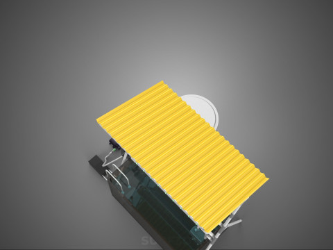 CULTIVATION PLANT HYDROPONIC WATER CYCLE TANK PUMP NOZZLE SPRAY 3D Модель