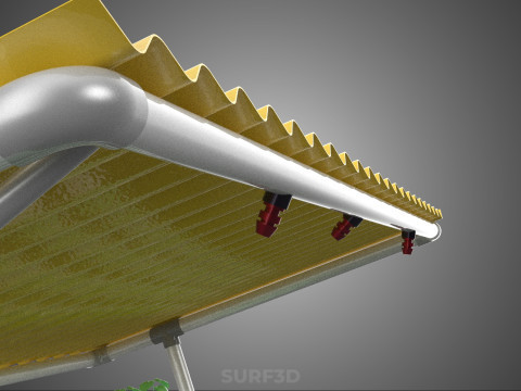CULTIVATION PLANT HYDROPONIC WATER CYCLE TANK PUMP NOZZLE SPRAY 3D Модель