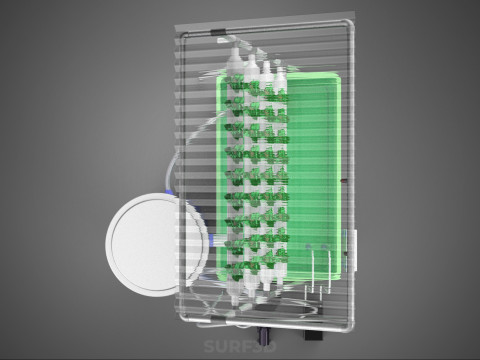 IOT HYDROPONIC PLANT AUTO CONTROL WATER CYCLE PUMP NOZZLE SPRAY 3Dモデル