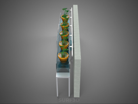 HYDROPONIC PLANT FARM DRIP SYSTEM NUTRIENT AUTO IRRIGATION TIMER 3D Model