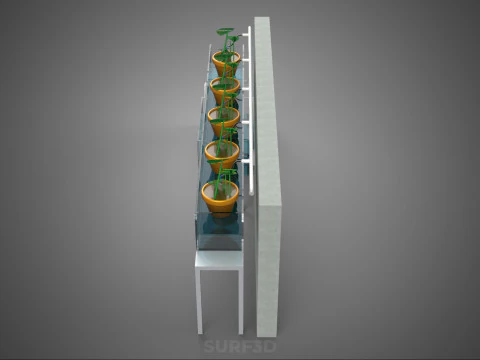 HYDROPONIC PLANT FARM DRIP SYSTEM NUTRIENT AUTO IRRIGATION TIMER 3D Model