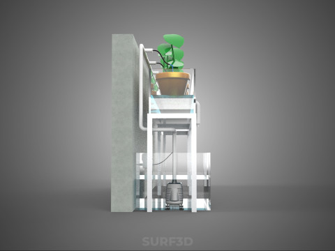 HYDROPONIC PLANT FARM DRIP SYSTEM NUTRIENT AUTO IRRIGATION TIMER 3D Model