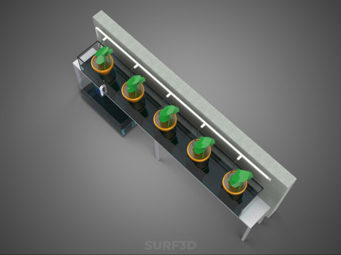 HYDROPONIC PLANT FARM DRIP SYSTEM NUTRIENT AUTO IRRIGATION TIMER 3D Model