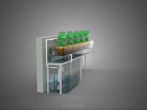HYDROPONIC PLANT FARM DRIP SYSTEM NUTRIENT AUTO IRRIGATION TIMER 3D Model