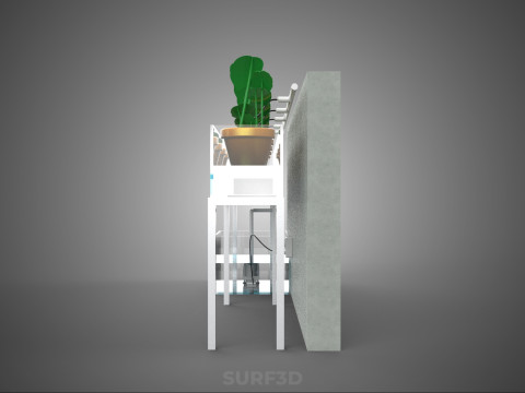 HYDROPONIC PLANT FARM DRIP SYSTEM NUTRIENT AUTO IRRIGATION TIMER 3D Model