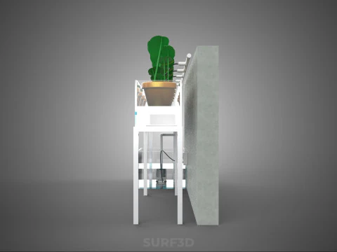 HYDROPONIC PLANT FARM DRIP SYSTEM NUTRIENT AUTO IRRIGATION TIMER 3D Model