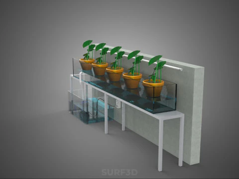 HYDROPONIC PLANT FARM DRIP SYSTEM NUTRIENT AUTO IRRIGATION TIMER 3D Model