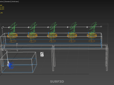 HYDROPONIC PLANT FARM DRIP SYSTEM NUTRIENT AUTO IRRIGATION TIMER 3D Model