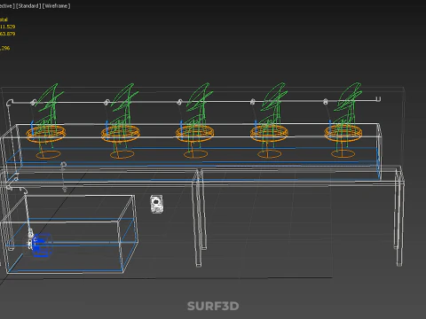 HYDROPONIC PLANT FARM DRIP SYSTEM NUTRIENT AUTO IRRIGATION TIMER 3D Model