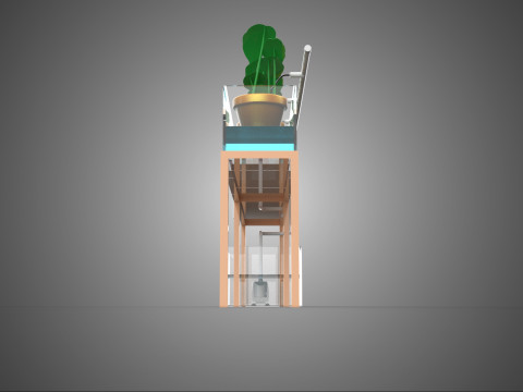 HYDROPONIC GROWTH PLANT FARMING DRIP IRRIGATION SYSTEM GARDENING 3D Model