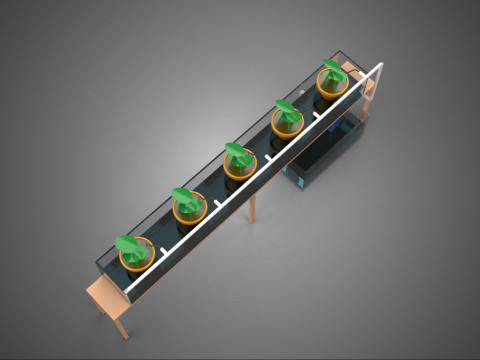 HYDROPONIC GROWTH PLANT FARMING DRIP IRRIGATION SYSTEM GARDENING 3D Model