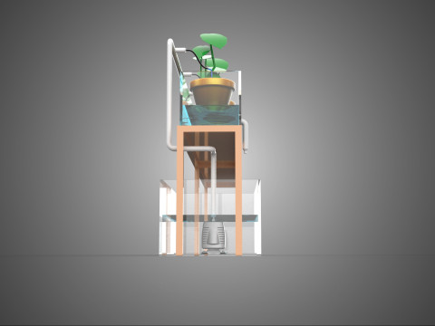 HYDROPONIC GROWTH PLANT FARMING DRIP IRRIGATION SYSTEM GARDENING 3D Model