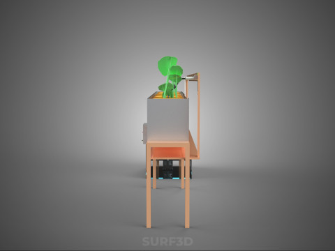 IOT HYDROPONIC PLANT AUTO CONTROL WATER DRIP IRRIGATION SYSTEM 3D Модель