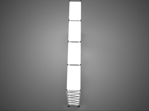 VERTICAL SHELF RACK TRAY ROTARY HYDROPONIC PLANT GARDEN TOWER 3D 模型