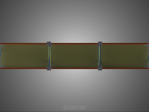 INDOOR ARRAY ROW SHELF RACK TRAY ROTARY HYDROPONIC PLANT GARDEN 3D 模型
