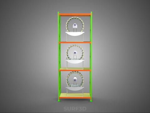 VERTICAL GARDEN TOWER ROTARY HYDROPONIC PLANT FARM LIGHT GROW 3D 模型