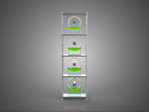 STACK VERTICAL GARDEN TOWER FRAME ROTARY HYDROPONIC PLANT FARM Modelo 3D