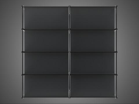 INDOOR ARRAY ROW SHELF RACK TRAY ROTARY HYDROPONIC PLANT FARM UP Modelo 3D