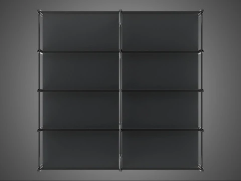 INDOOR ARRAY ROW SHELF RACK TRAY ROTARY HYDROPONIC PLANT FARM UP 3D Model