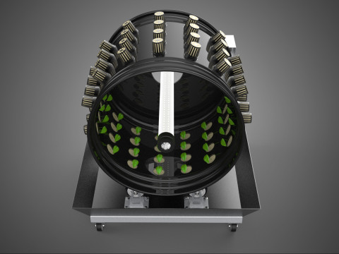 CIRCULAR SPIN ROTARY HYDROPONIC GARDEN PLANT FARM SYSTEM WHEEL 3D 模型