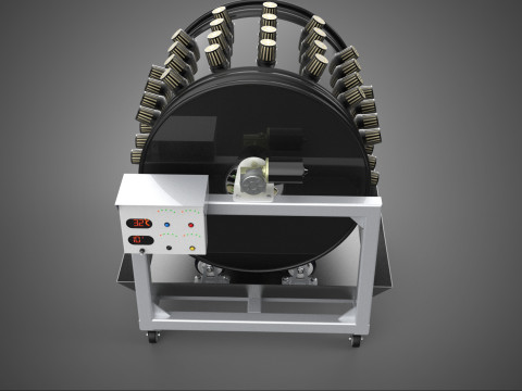 CIRCULAR SPIN ROTARY HYDROPONIC GARDEN PLANT FARM SYSTEM WHEEL 3D 模型