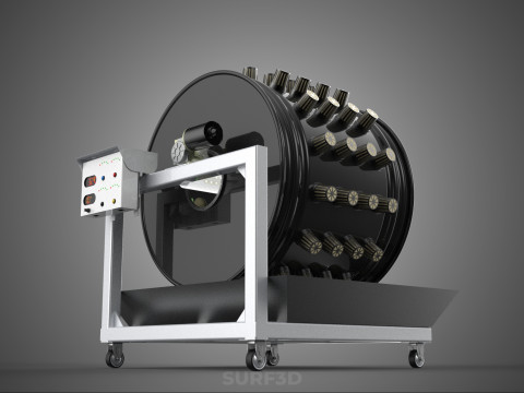 CIRCULAR SPIN ROTARY HYDROPONIC GARDEN PLANT FARM SYSTEM WHEEL 3D 模型