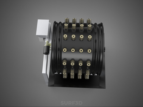 CIRCULAR SPIN ROTARY HYDROPONIC GARDEN PLANT FARM SYSTEM WHEEL 3D 模型