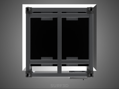 CIRCULAR SPIN ROTARY HYDROPONIC GARDEN PLANT FARM SYSTEM WHEEL 3D 模型