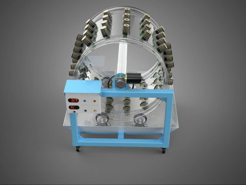 IOT CONTROL WHEEL ROTARY HYDROPONIC GARDEN PLANT FARMING SYSTEM 3D Model