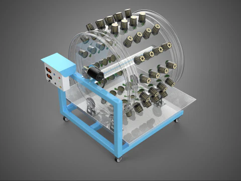 IOT CONTROL WHEEL ROTARY HYDROPONIC GARDEN PLANT FARMING SYSTEM 3D Model