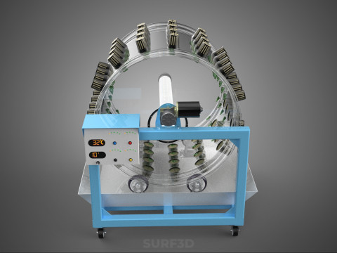 IOT CONTROL WHEEL ROTARY HYDROPONIC GARDEN PLANT FARMING SYSTEM Model 3D