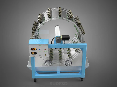 IOT CONTROL WHEEL ROTARY HYDROPONIC GARDEN PLANT FARMING SYSTEM 3D Model