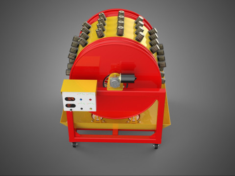 STEEL DRUM ROTARY HYDROPONIC SPIN GARDEN PLANT FARM SYSTEM WHEEL 3Dモデル