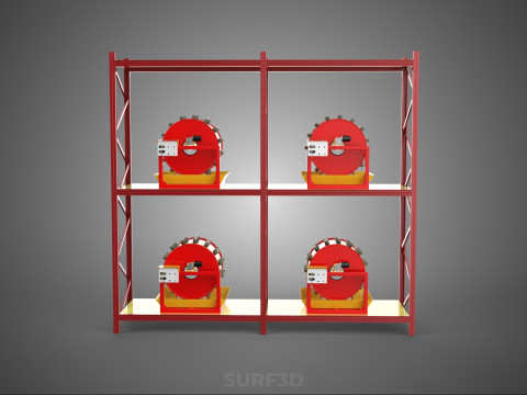 TRAY ROW ARRAY SHELF RACK ROTARY HYDROPONIC PLANT GARDEN INDOOR Modello 3D
