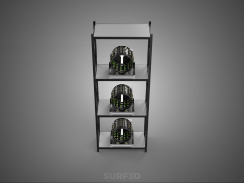 VERTICAL STACK GARDEN TOWER FRAME ROTARY HYDROPONIC PLANT FARM 3D 모델