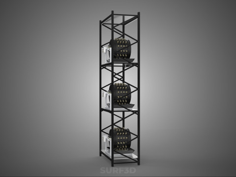 VERTICAL STACK GARDEN TOWER FRAME ROTARY HYDROPONIC PLANT FARM 3D 모델
