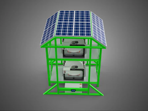 POWERED SOLAR PANEL ROOF IOT ROTARY HYDROPONIC GARDEN PLANT FARM 3D Model