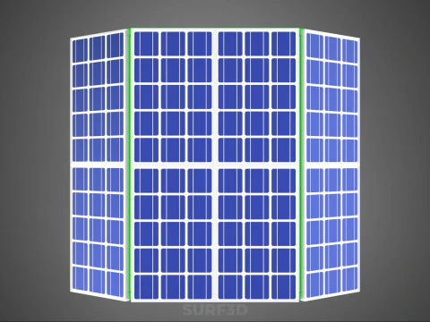 POWERED SOLAR PANEL ROOF IOT ROTARY HYDROPONIC GARDEN PLANT FARM 3D Model