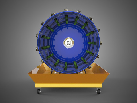 ROTARY HYDROPONICS RADIAL SPIN GARDENING PLANT FARM SYSTEM WHEEL 3Dモデル