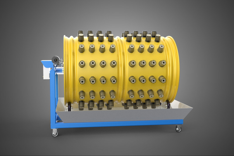 SPIN WHEEL CIRCULAR ROTARY HYDROPONIC GARDEN PLANT FARM SYSTEM 3D Model .c4d .max .obj .3ds .fbx .stl .blend 