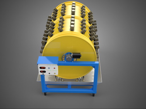 SPIN WHEEL CIRCULAR ROTARY HYDROPONIC GARDEN PLANT FARM SYSTEM 3D Model